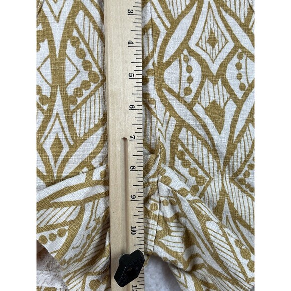 Anthropologie Elevenses Shorts Womens 0 Tiled Tide Dress Geometric Boho Preppy - Picture 11 of 13